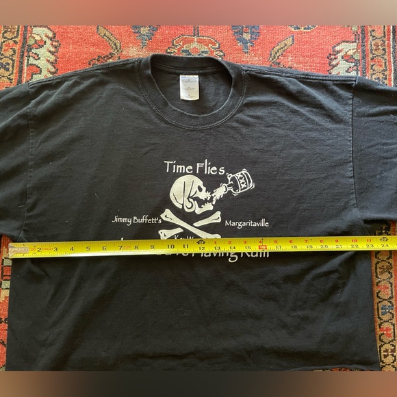 Jimmy buffet margaritaville vintage cropped black tee - Picture 4 of 6
